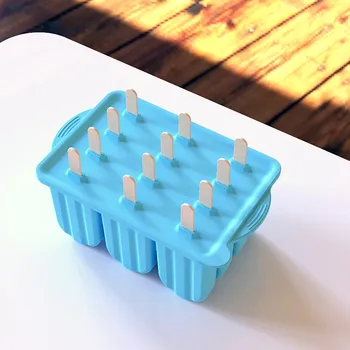 Popsicle Pelėsių Silikono Ledų Pelėsių Ledo Lolly Formų Ledo Su Lazdomis Dėklas Ledo Prišalo silikon forma форма для льда silikono formos