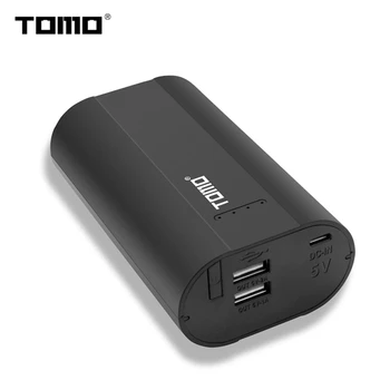 Populiariausi Pasiūlymai TOMO A2 Galia Bankas 2 x 26650 Ličio Baterija LCD Ekranu, Micro-USB Įvesties Dual Išėjimo 
