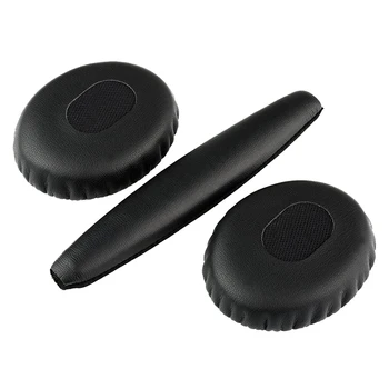 Pora juodų ausų pagalvėlės su galva padas Bose QC3 Ramioje Komfortą 3 ausinės