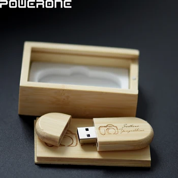 POWERONE 2.0 usb flash pen drives mediniai su usb box 4GB 8GB 16GB 32GB 64GB duomenų saugojimo Atminties stick U disck nemokama logo dovanos