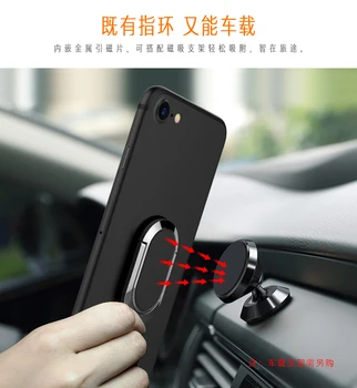 Prabangių Automobilių Turėtojas Žiedas Atveju Huawei Ascend P8 Lite Smart Mini P Smart Plus Z S P10 Selfie P20 Lite Plius Padengti Minkšta Atveju