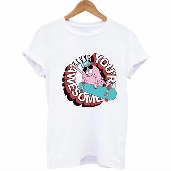 Prajna Animacinių filmų Gyvūnų Geležies-perdavimo Drabužių T-shirt Vasaros Stiliaus Šilumos Perdavimo Karšto Vinilo Lyginimo Lipdukai Vaikams