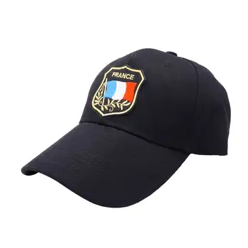 Prancūzijos Vėliava Siuvinėjimo Beisbolo kepuraitę Atsitiktinis Lauko Sporto Snapback Skrybėlę su Policijos Nationale Armijos Moralę Ženklelis