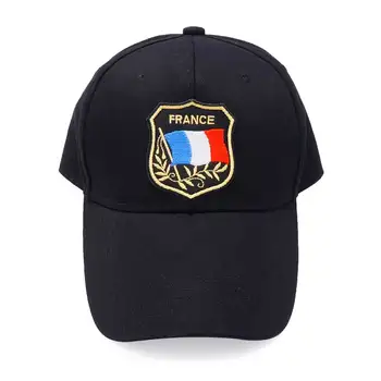 Prancūzijos Vėliava Siuvinėjimo Beisbolo kepuraitę Atsitiktinis Lauko Sporto Snapback Skrybėlę su Policijos Nationale Armijos Moralę Ženklelis