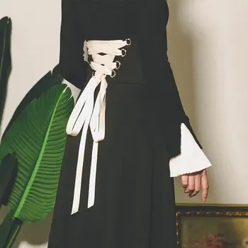 Prancūzijos Švelnus Pasakos Pavasario Ir Rudens Mados Dizaino Nišą Stiliaus Nėrinių Vintage Court-line Sijonas Meno RETRO Moterų Sijonas