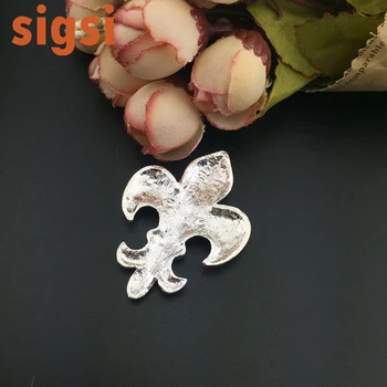 Prancūzų Fleur de Lis Lily Flower Designer Pin Sagė bižuterijos Žavesio