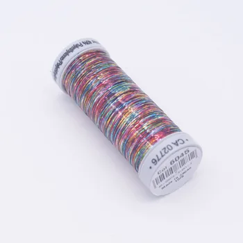 Prancūzų stiliaus siuvinėjimų spalvinga sriegis Vokietija Gutermann šilkiniai lazeriu, metalo 200m roll