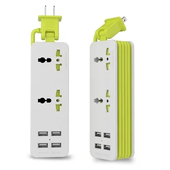 Pratęsimo Elektros Lizdas Nešiojama Baterija Prievadai USB Kelionės Buitinių Elektros Juostelės Elektros Lizdą elektros Energijos Lizdai, Smart Charg