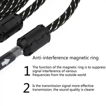 Preffair HiFi kabelis audio RCA kabelio Audio signalo laido kištukas 3.5 mm aux plug konvertuoti 2 RCA plug