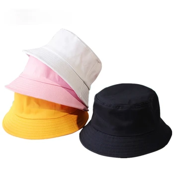 Premium Naujas Unisex Kibirą, Skrybėlės Moterims Saulės kepurė Hat Vyrų Gryna Spalva Sunbonnet Fedoras Lauko Žvejys Skrybėlę Paplūdimio Kepurė