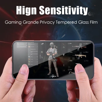 Privacy Screen Protector Filmas Realme 8 7 5G X3 Super Zoom X50 X7 Max 5 Pro X2 XT X50m Anti-Peeping Spy Grūdinto Stiklo Dangtis