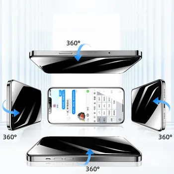 Privačių Ekrano Apsaugų, Grūdintas Stiklas Samsung Galaxy A31 A32 A21S A71 A12 S21 Plius A51 A52 S20 FE Anti-spy tamsinti Stiklai