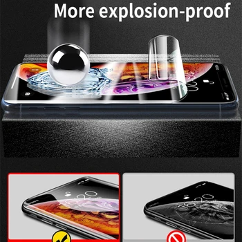 Privačių Screen Protector, Iphone 12 11 Pro Max XS MAX XR Anti-spy Hidrogelio Filmas 
