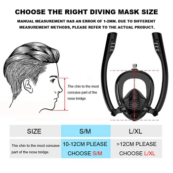 Profesionalaus Nardymo Kaukės Snorkeling Nustatyti Vaiko Silikono Sijonas Anti-Fog Dvigubo Kvėpavimo Vamzdelį Plaukimo Akiniai Baseinų Įranga