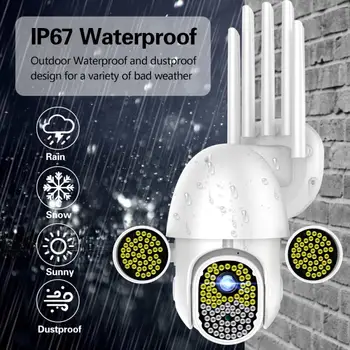 PTZ WI-fi IP Kamera 172 LED Lauko 5X Skaitmeninis Priartinimas Naktį Full Belaidžio H. 264 Saugumo VAIZDO Kamera, Dviejų krypčių Garso Kalbėti