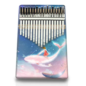 PURM kalimba nykščio fortepijonas inovacijų dizaino Muzikos instrumentas, 17 klavišą spalva