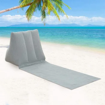 PVC Pripučiamas Paplūdimio Kilimėlis Camping Ponaitis Atgal Pagalvę Trikampis Pagalvėlė Kėdė Pelninga Lauko Minkštas Oro Lova, Čiužinys Kelionės