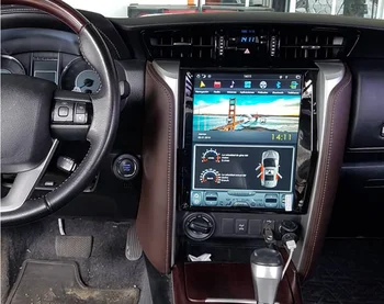 PX6 Android 9.0 4+128G Tesla Stiliaus Automobilio Radijo Toyota Fortuner 2016-2019 GPS Navigacija Stereo Recoder Galvos Vienetas DSP Carplay