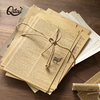 QITAI 2 Dizaino 57pcs Senovės Derliaus Raidžių Scrapbooking/Kortelės Priėmimo/Žurnalinė Projekto 