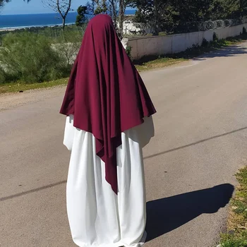 Ramadanas Eid Malda Drabužis Ilgai Khimar Islamas Moterų Hijab Šalikas Wrap Rankovių Viršūnes Abaja Jilbab Abayas Musulmonų Arabų Niqab Hijabs