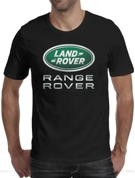 Range Rover Atsitiktinis T Marškinėliai trumpomis Rankovėmis Viršūnes Slim Fit Marškinėliai, Skaitmeniniai Spausdinti