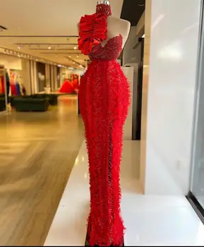 Raudona Specialios Occassion Suknelė, Vestuvės Suknelė Gamykloje Pagal Užsakymą