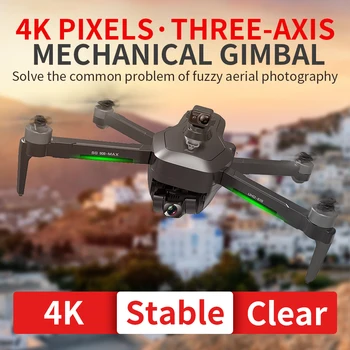 RC DRON SG906Max 3-Ašis Gimbal Kamera Drone 4K Kliūčių Vengimo 1.2 Km 5G FPV GPS Profesinės tolimojo Quadcopter Dron