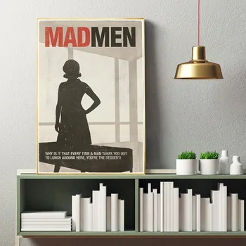 Reklamos Madmen TV Šou Plakatą Modernus Personažas 