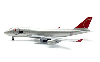 Retas 1:400 U. S. A 747-400 orlaivio modelis Lydinio kolekcijos modelis