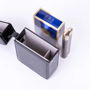 Retro Cigarečių Dėžutė Lengvesni Turėtojas Odos Storio Tabako Dūmų Saugojimo Rūkalius Įrankiai Rūkymas Nustatyti Cigarų Dėžutė Vyrų Puikūs Dovanos