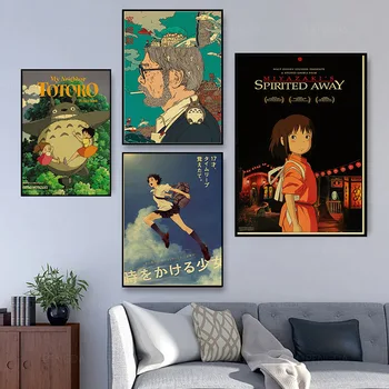 Retro Plakato Klasikinis Anime Plakatas Ekrano Šviesą Kraftpopieris Plakatas, Tapyba Namų Puošybai Siena Lipdukas