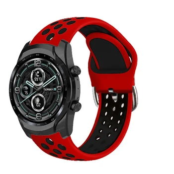 Riešo Juostos Ticwatch Pro 2020 Dirželis Ticwatch Pro 3 GPS/GTX/E2/S2 Silikono Apyrankę Pakeisti Diržą Smart Watch Priedai