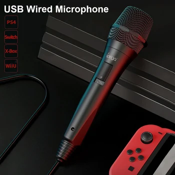 Rondaful 3M USB Laidinis Mikrofonas Aukštos kokybės, Ergonomiškas, Karaoke MIC Už Nintend Jungiklis PS4 Xbox Vienas PC