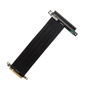 RTX 3060 PCIe X8, Kad X16 Visu Greičiu 3.0 PCIE X16 vaizdo plokštė Pratęsimo Ekranuotas Kabelis Suderinamas su ATX Važiuoklės Phanteks
