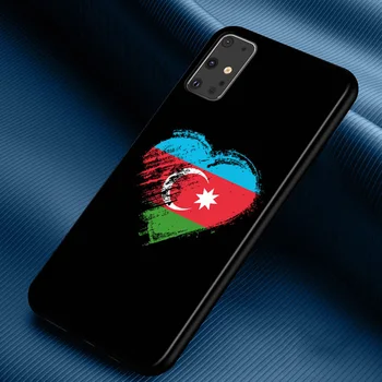 Ryškiai Juodas Dangtelis Azerbaidžano vėliava 