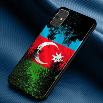 Ryškiai Juodas Dangtelis Azerbaidžano vėliava 