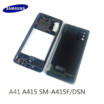Samsung Galaxy A41 A415 SM-A415F/DSN Būsto Viduryje Kadro Plokštė+Galinio Dangtelio, Baterijos Galinių Durelių Dangtelio Pakeitimas, Remontas, Dalys