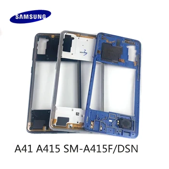 Samsung Galaxy A41 A415 SM-A415F/DSN Būsto Viduryje Kadro Plokštė+Galinio Dangtelio, Baterijos Galinių Durelių Dangtelio Pakeitimas, Remontas, Dalys