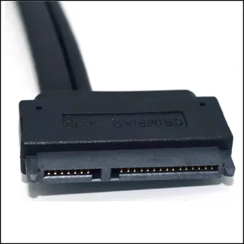 SATA 22P Power ESATA, USB du-in-one duomenų kabelis paramos 12V 5V įtampa 100cm