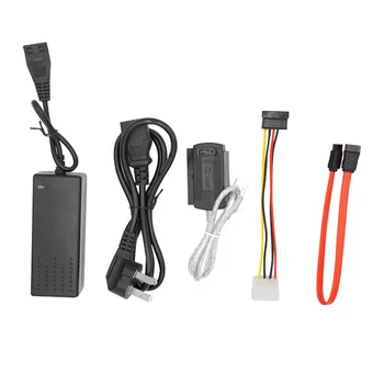 SATA colių PATA IDE į USB 2.0 adapteris keitiklis kabelis tinka 2.5/3.5 colių kietieji diskai