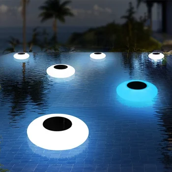 Saulės Šviesos Baseinas Šviesos diodų (LED) Spalvingas Pripučiamas Baseinas, Šviesos, atsparus Vandeniui Plūduriuojantis baseinas Šviesos baseinas priedai