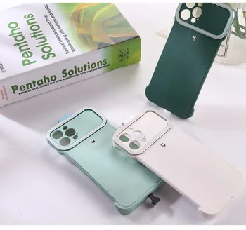 Selfie Šviesos Nešiojamas Mobiliojo Telefono dėklas skirtas iPhone 12 Pro Max Led Selfie Žiedas Užpildyti Šviesos Telefono galinį Dangtelį