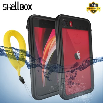 Shellbox Vandeniui Telefono dėklas Skirtas iPhone SE 2020 atsparus smūgiams Plaukimo, Nardymo Coque Dangtelis Apple iPhone SE 7 8 dėklas