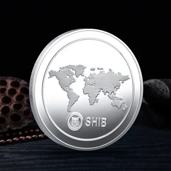 Shiba Inu Monetos (SHIB) Kūrybos Suvenyrų Bitcoin Moneta, Kolekcines, Dovana Meno Kolekcija Fizinio Proginės Monetos Replika