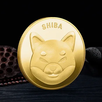 Shiba Inu Monetos (SHIB) Kūrybos Suvenyrų Bitcoin Moneta, Kolekcines, Dovana Meno Kolekcija Fizinio Proginės Monetos Replika