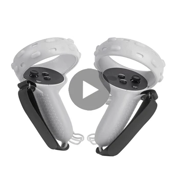 Silikoninė Rankena Karka Dirželis Quest2 Oculus Quest 2 Priedai Smart 3D VR Akinius Virtualios Realybės Šalmas, Rankų Occulus Rinkinys