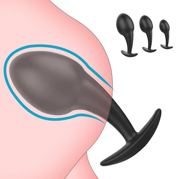 Silikono Analinis Kaištis Mažas Butt Plug Dėvėti Analinio Sekso Žaislus Erotinių Prekių Buttplug Vyrų Prostatos Massager Išangę Kamštis