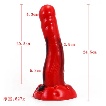 Silikono Arklių Dildo Sekso Žaislas Moterims Masturbuotis Realistiškas Penis 4.3 cm Galvos Storas Dirbtinis Penis Erotiniai G-Sportas, Suaugusiųjų Žaidimas Žaislas