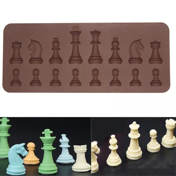 Silikono Formos Nternational Šachmatų Šokoladas, Kepimo Įrankiai Non-stick Silikono Torto Formos Želė Saldainiai Formų Virtuvės Dalykėlių Liejimo formos