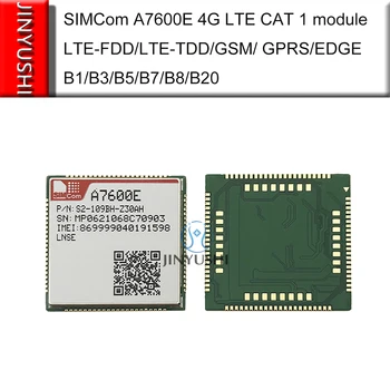 SIMCom A7600E 4G LTE CAT 1 modulis LCC+LGA LTE FDD/LTE TDD/GSM/ GPRS/EDGE B1/B3/B5/B7/B8/B20